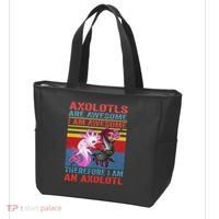 Axolotl Yin Yang Plush Pets Axolotyls Are Awesome Tote Bag thumb 3