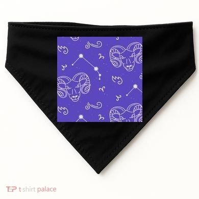 Aries Zodiac Astrology USA-Made Doggie Bandana