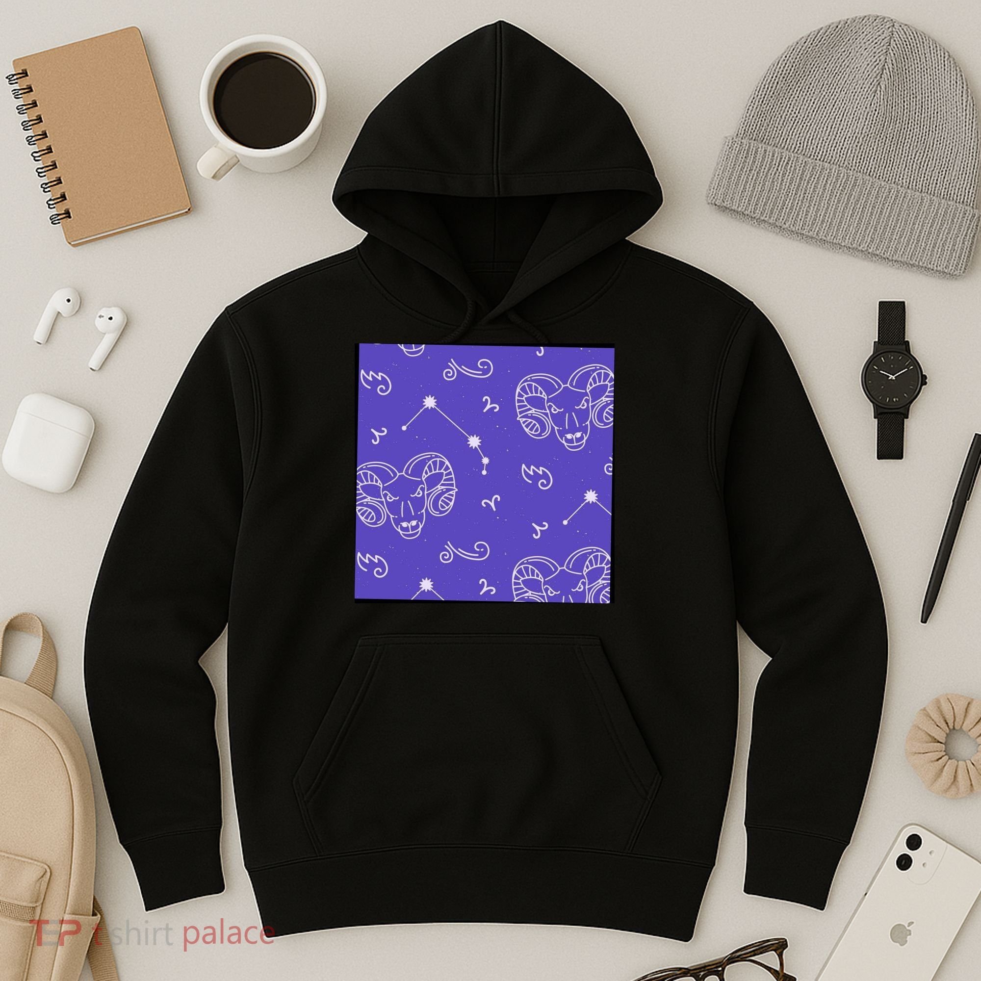 Aries Zodiac Astrology Hoodie