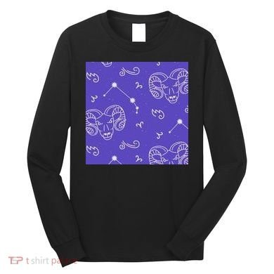Aries Zodiac Astrology Long Sleeve Shirt