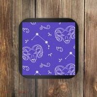 Aries Zodiac Astrology Coaster thumb 0