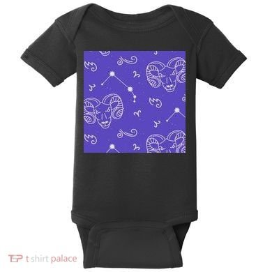 Aries Zodiac Astrology Baby Bodysuit