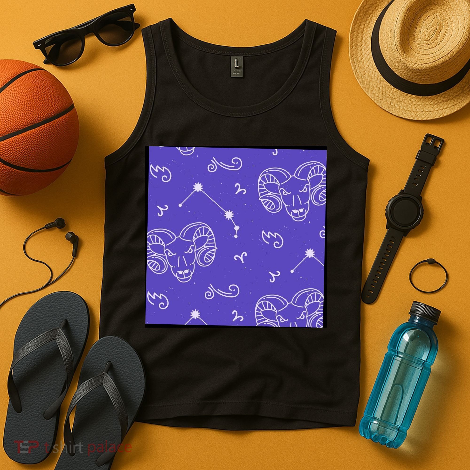 Aries Zodiac Astrology Tank Top