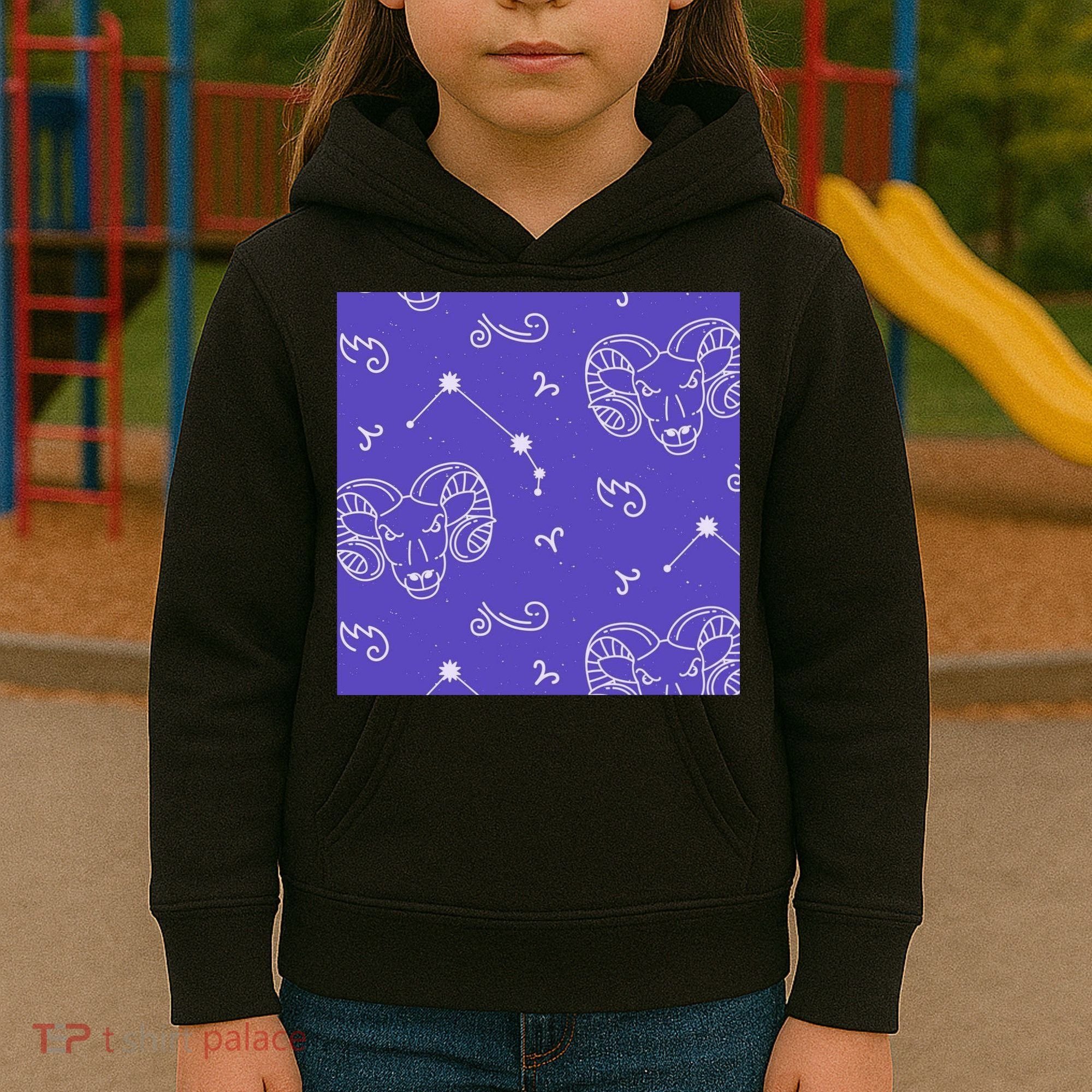 Aries Zodiac Astrology Kids Hoodie