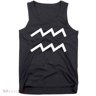Aquarius zodiac Tank Top