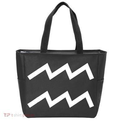 Aquarius zodiac Tote Bag