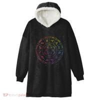 Astrology Zodiac Constellation Astrologer Hooded Wearable Blanket thumb 0