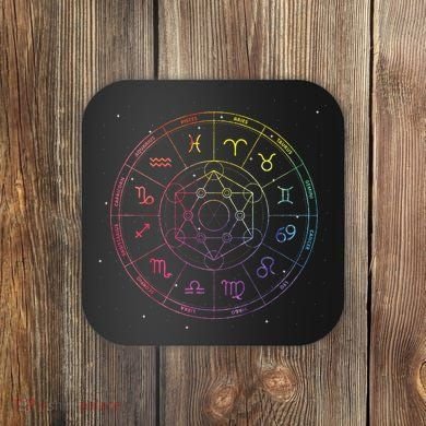 Astrology Zodiac Constellation Astrologer Coaster