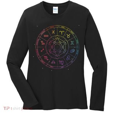 Astrology Zodiac Constellation Astrologer Women's Long Sleeve Shirt