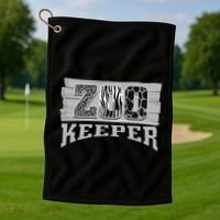 Animal Zookeeper Lover Easy Halloween Gift Golf Towel thumb 1