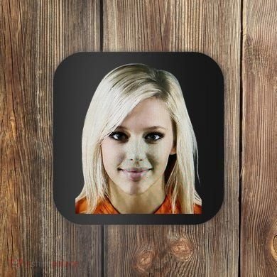 Alex Zedra Mugshot Coaster