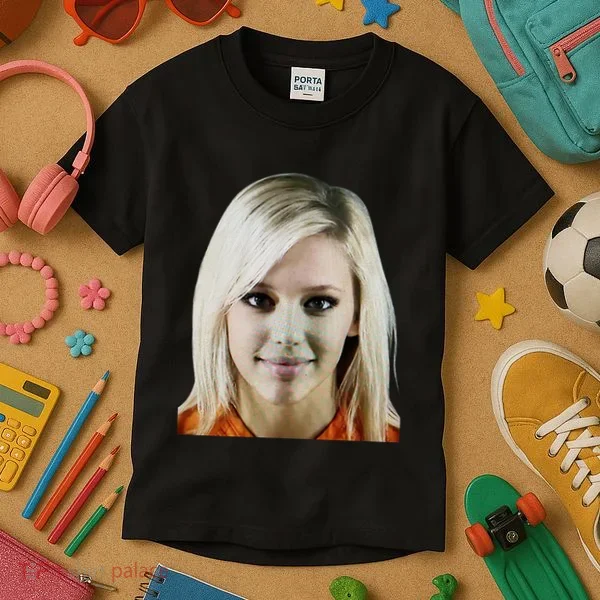 Alex Zedra Mugshot Kids T-Shirt