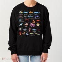 A Z Ocean Life Exploration Sea Creatures Alphabet Women's Sweatshirt thumb 0