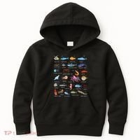 A Z Ocean Life Exploration Sea Creatures Alphabet Kids Hoodie thumb 0