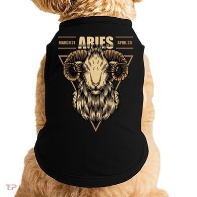 Aries Zodiac Sign Symbol Astrology Dates Doggie Tank