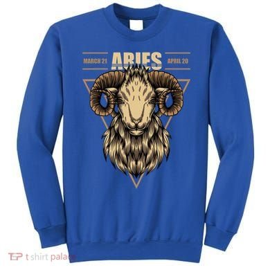 Aries Zodiac Sign Symbol Astrology Dates Sweatshirt