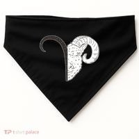 Aries Zodiac Symbol Birthday Gift USA-Made Doggie Bandana thumb 0