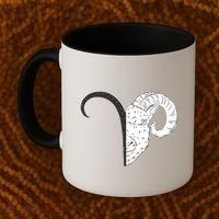Aries Zodiac Symbol Birthday Gift Coffee Mug thumb 2