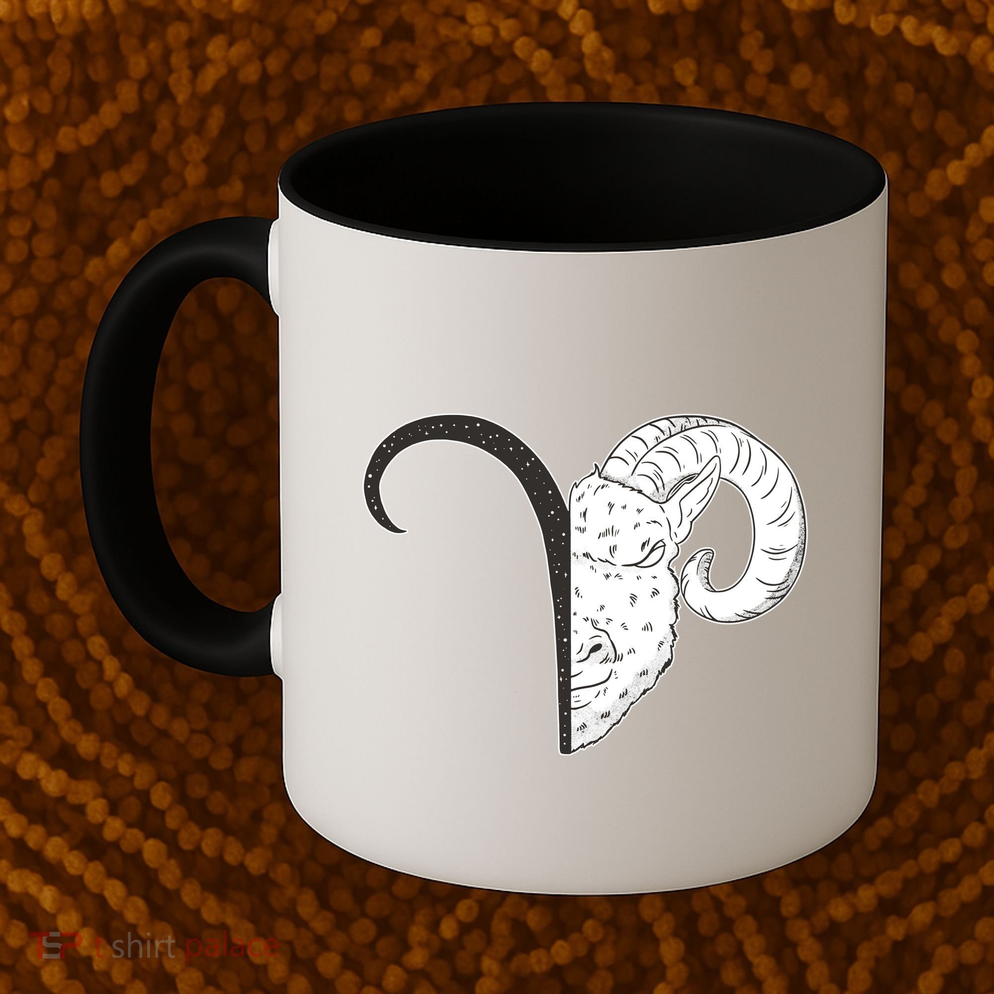 Aries Zodiac Symbol Birthday Gift Coffee Mug