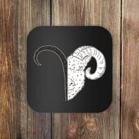 Aries Zodiac Symbol Birthday Gift Coaster thumb 0