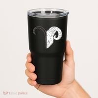 Aries Zodiac Symbol Birthday Gift Tumbler thumb 2