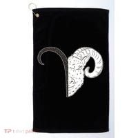 Aries Zodiac Symbol Birthday Gift Golf Towel thumb 0