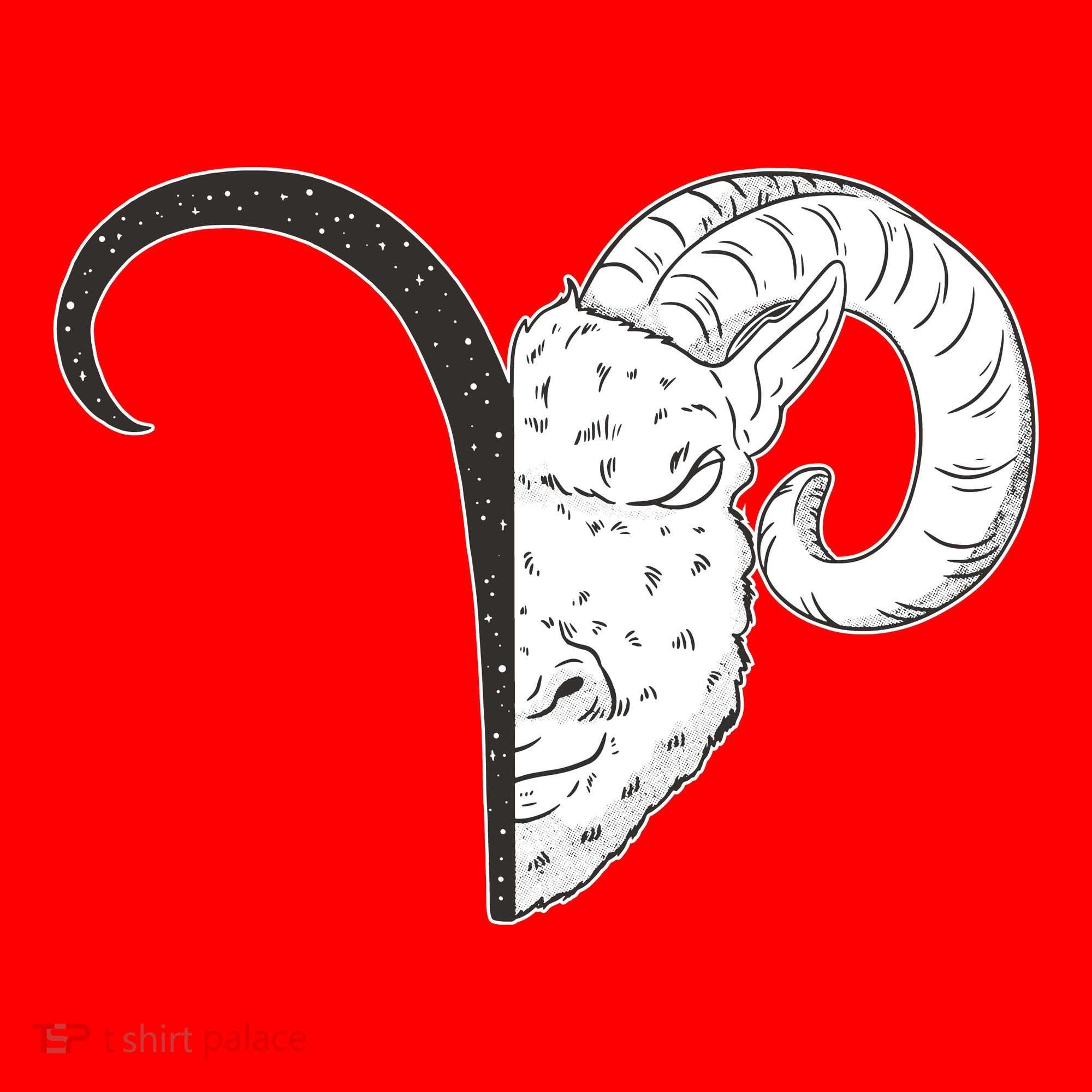 Aries Zodiac Symbol Birthday Gift Santa Hat