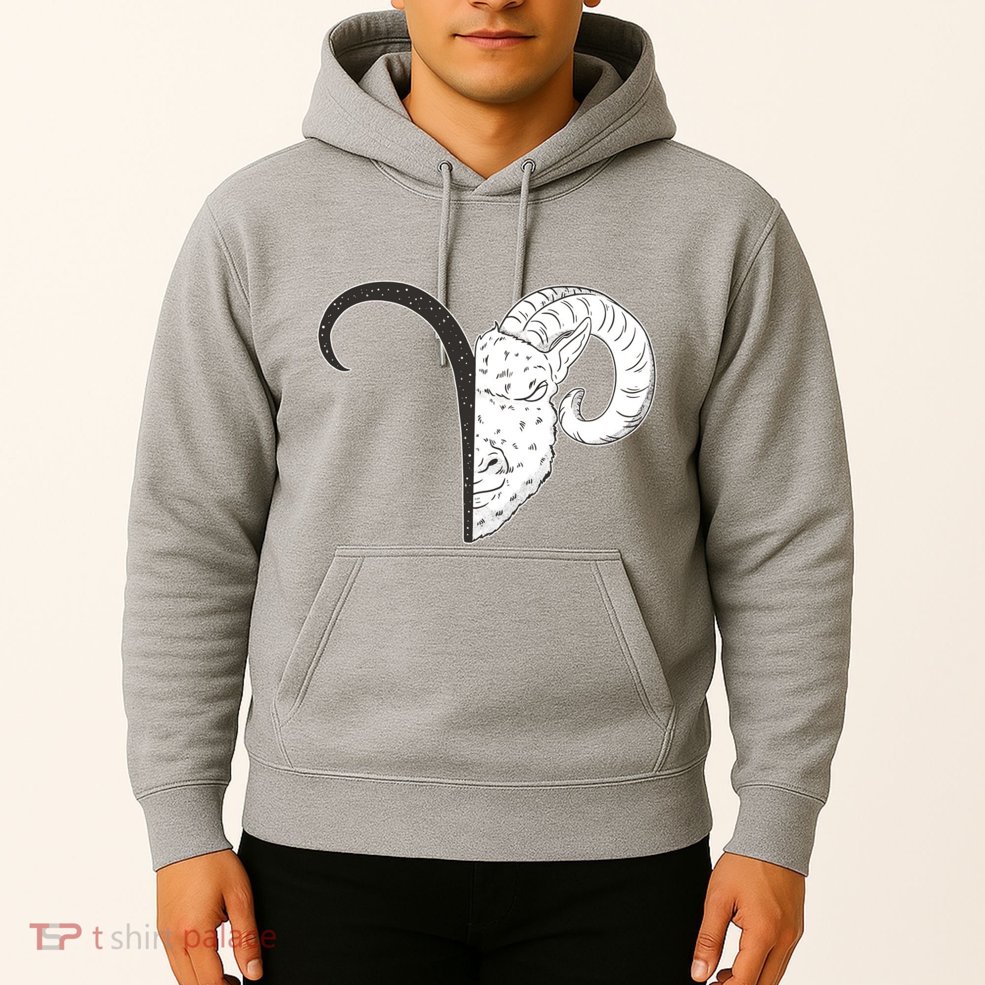 Aries Zodiac Symbol Birthday Gift Hoodie