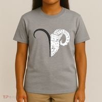 Aries Zodiac Symbol Birthday Gift T-Shirt thumb 4