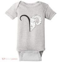 Aries Zodiac Symbol Birthday Gift Baby Bodysuit thumb 0
