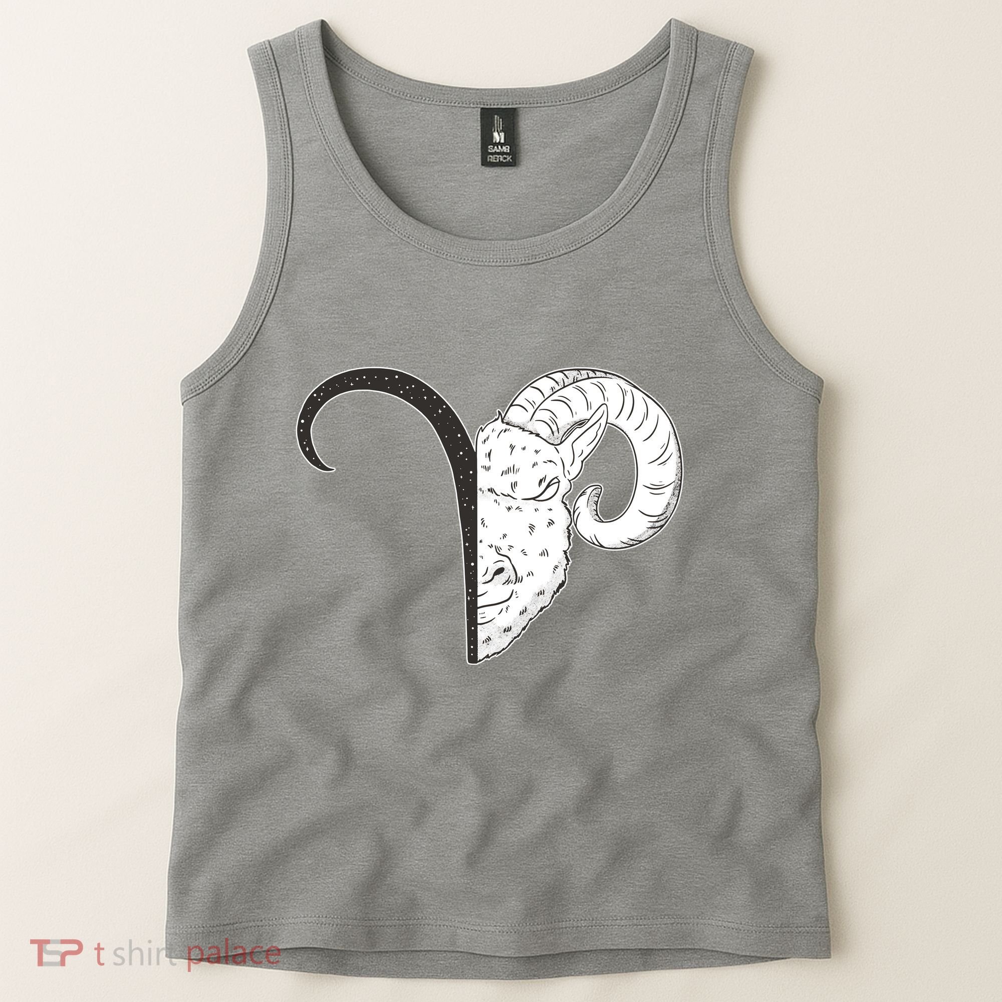 Aries Zodiac Symbol Birthday Gift Tank Top