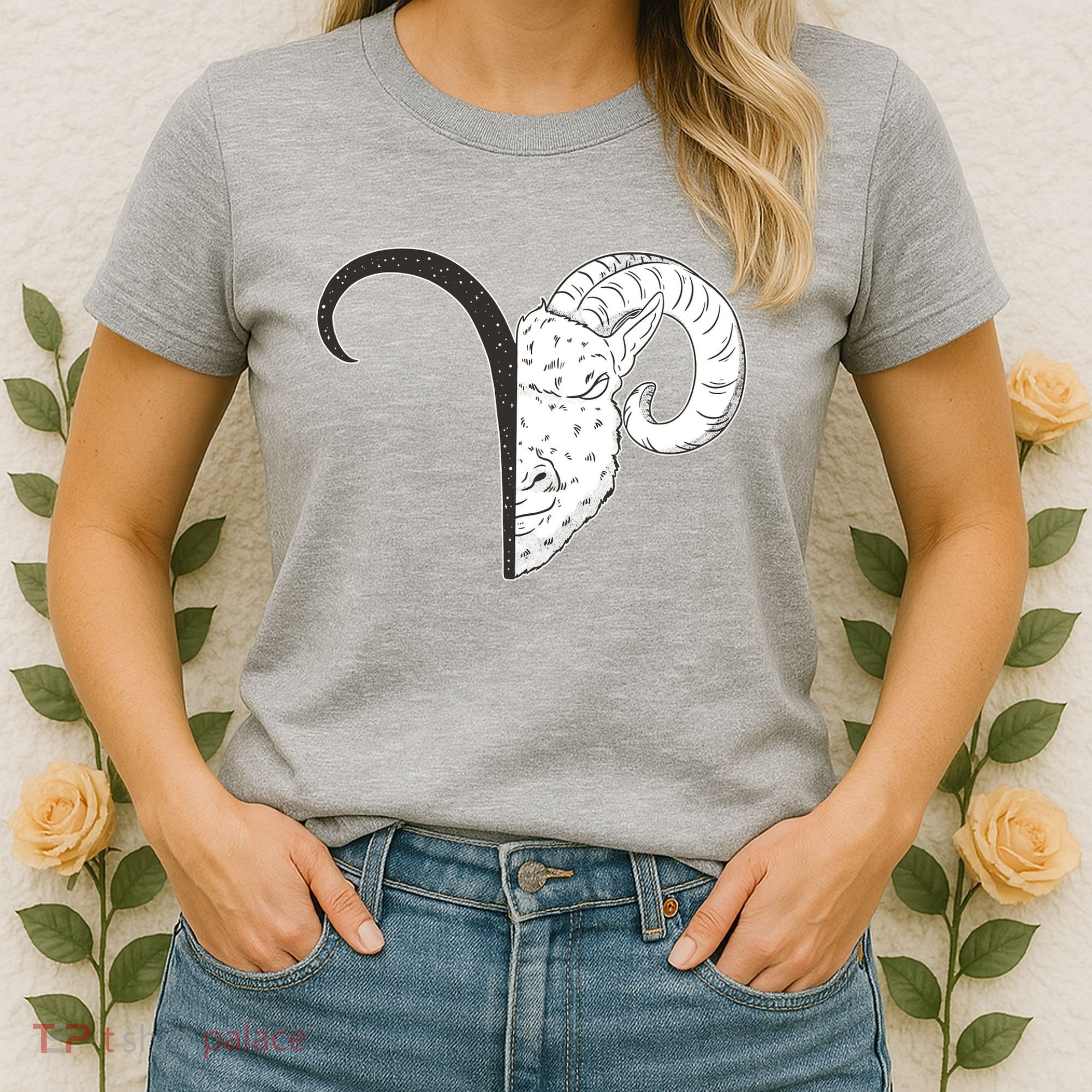 Aries Zodiac Symbol Birthday Gift Women's T-Shirt