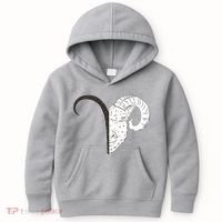 Aries Zodiac Symbol Birthday Gift Kids Hoodie thumb 0
