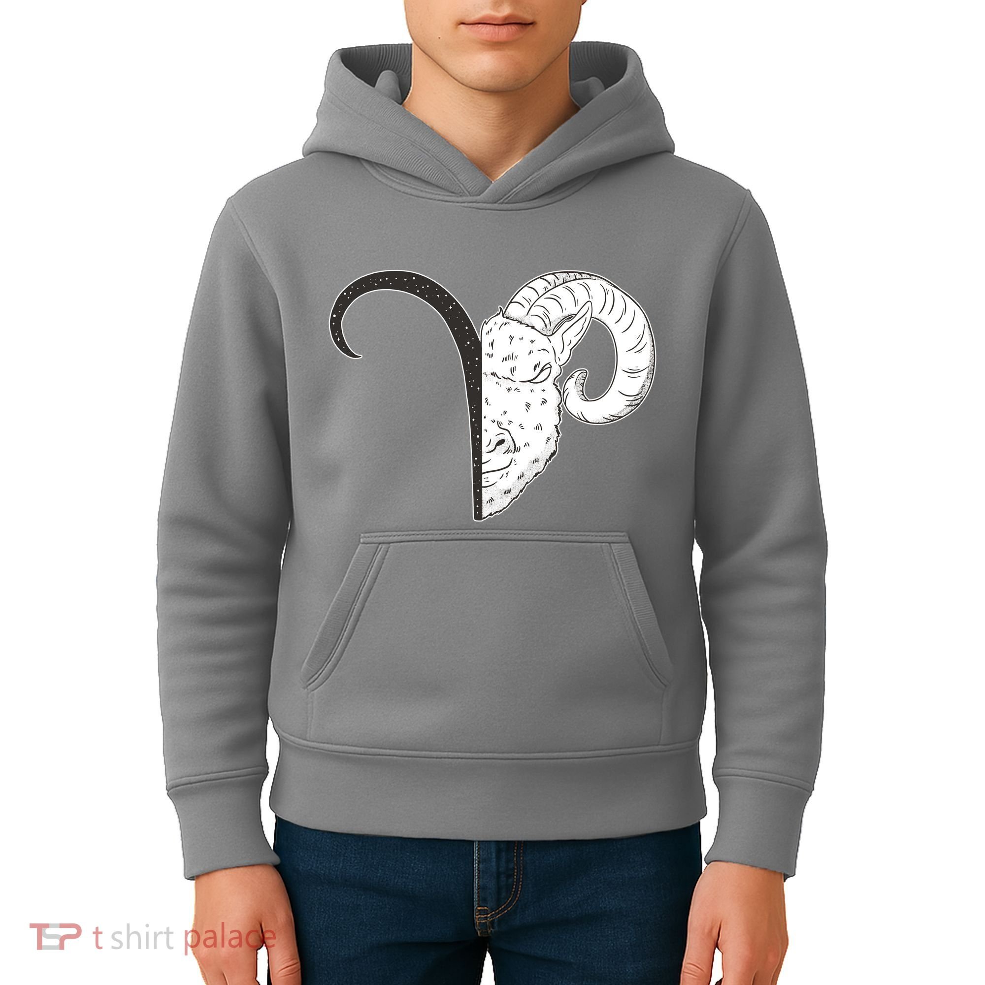 Aries Zodiac Symbol Birthday Gift Kids Hoodie
