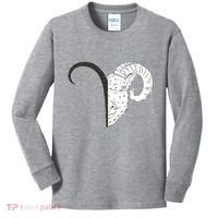 Aries Zodiac Symbol Birthday Gift Kids Long Sleeve Shirt thumb 0