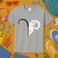 Aries Zodiac Symbol Birthday Gift Kids T-Shirt thumb 3