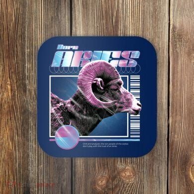Aeries Zodiac Sign Coaster