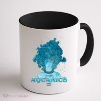 Aquarius Zodiac Woman Coffee Mug thumb 1