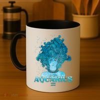 Aquarius Zodiac Woman Coffee Mug thumb 4