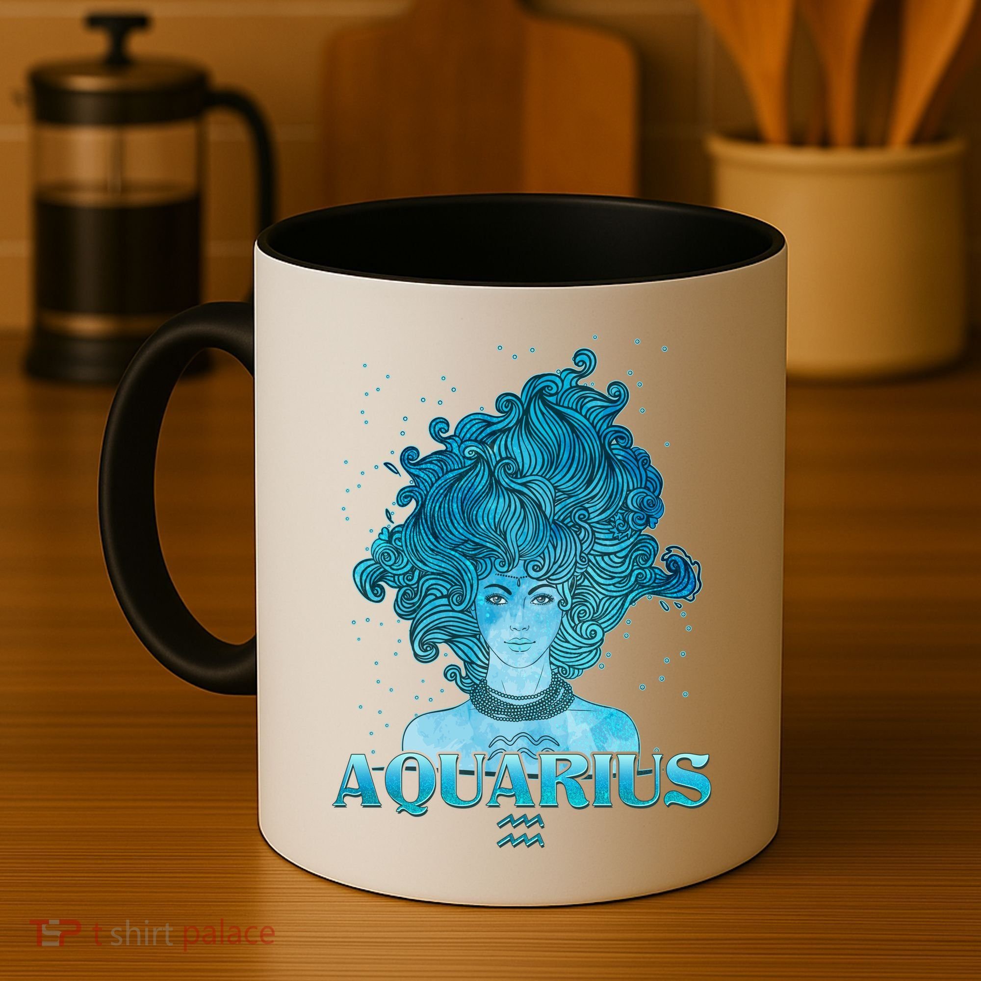 Aquarius Zodiac Woman Coffee Mug