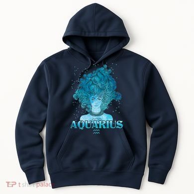 Aquarius Zodiac Woman Hoodie