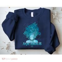 Aquarius Zodiac Woman Sweatshirt thumb 2