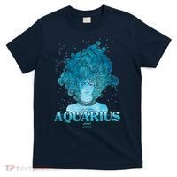 Aquarius Zodiac Woman T-Shirt thumb 0