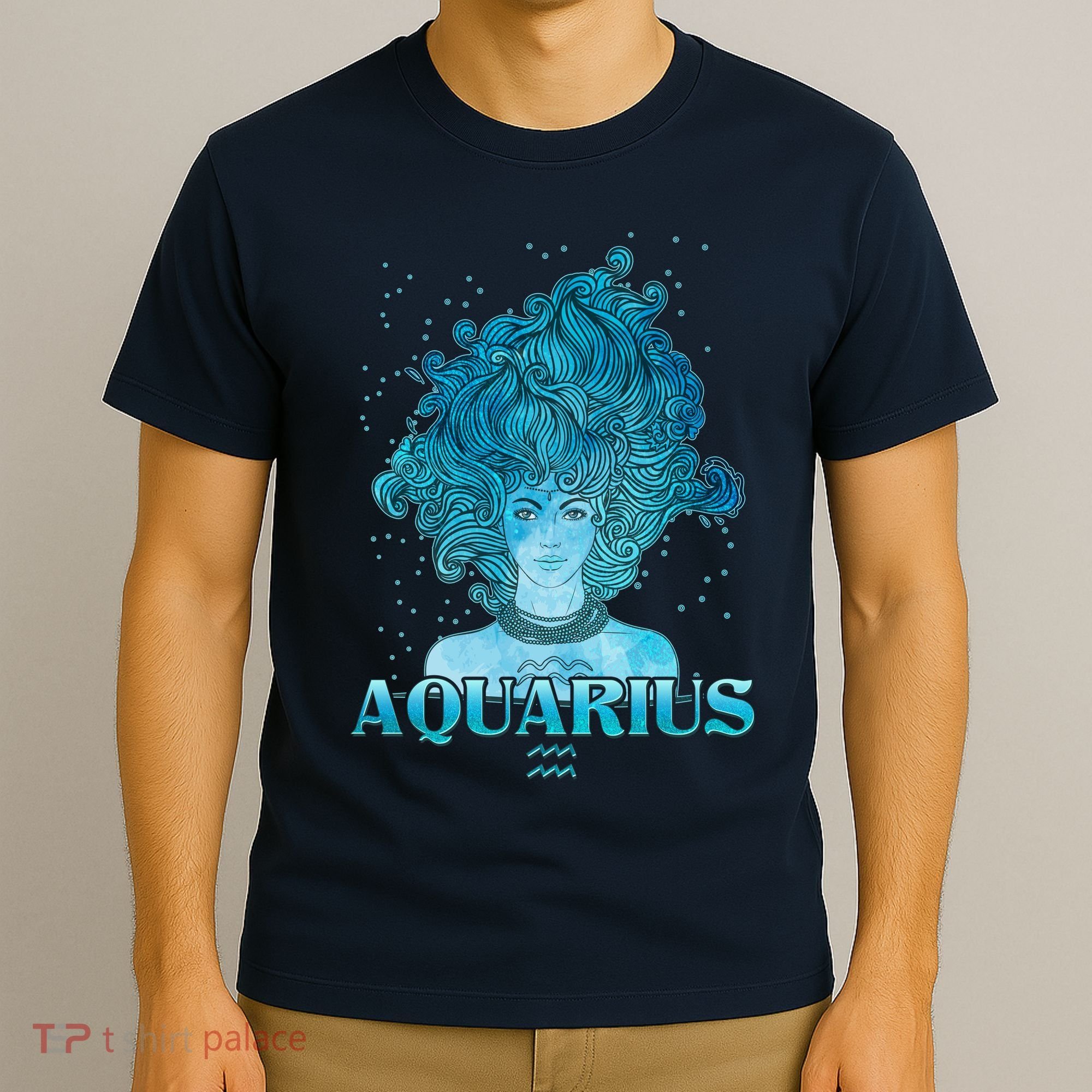 Aquarius Zodiac Woman T-Shirt