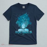 Aquarius Zodiac Woman T-Shirt thumb 5