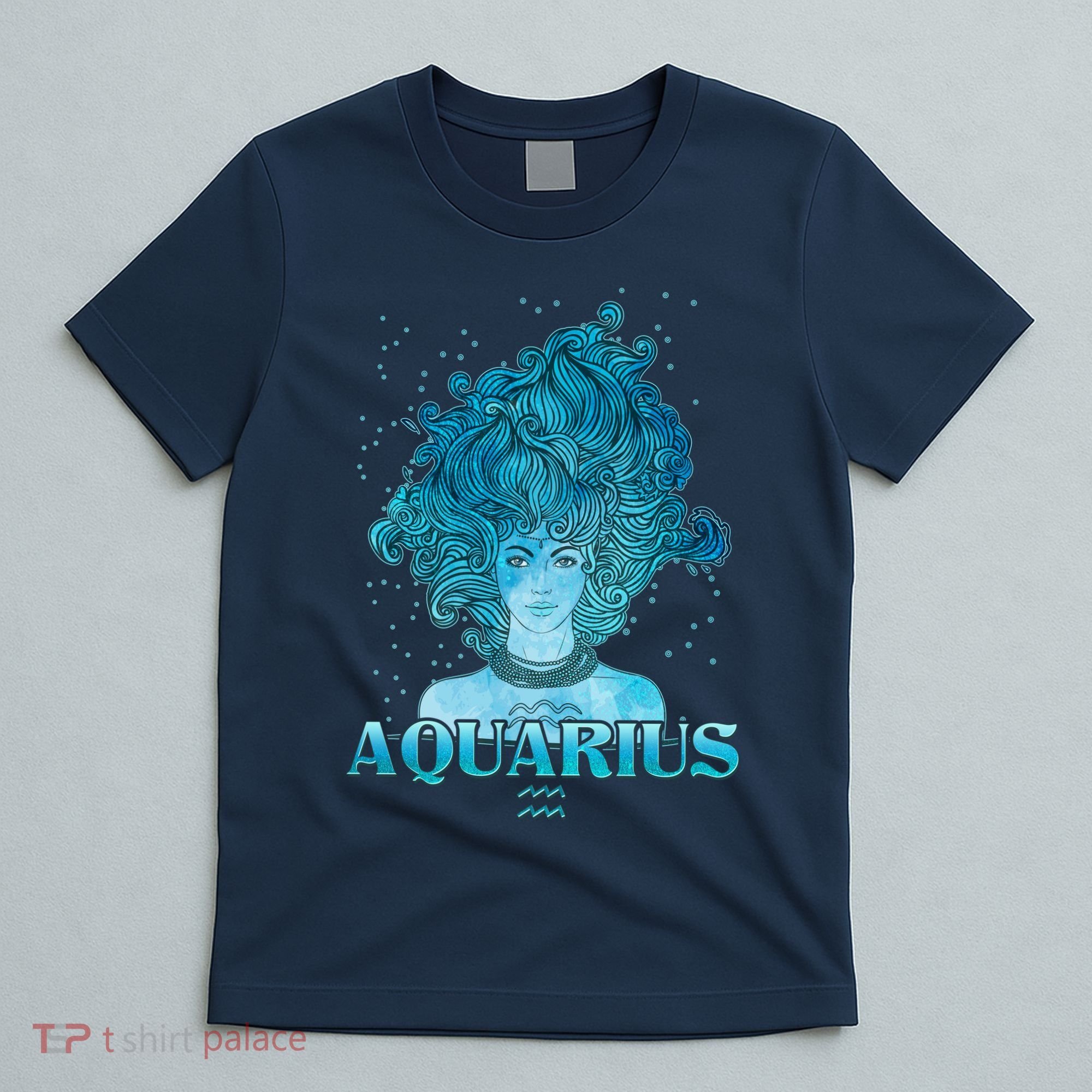 Aquarius Zodiac Woman T-Shirt