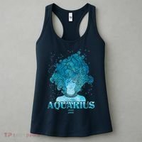 Aquarius Zodiac Woman Women's Tank Top thumb 3