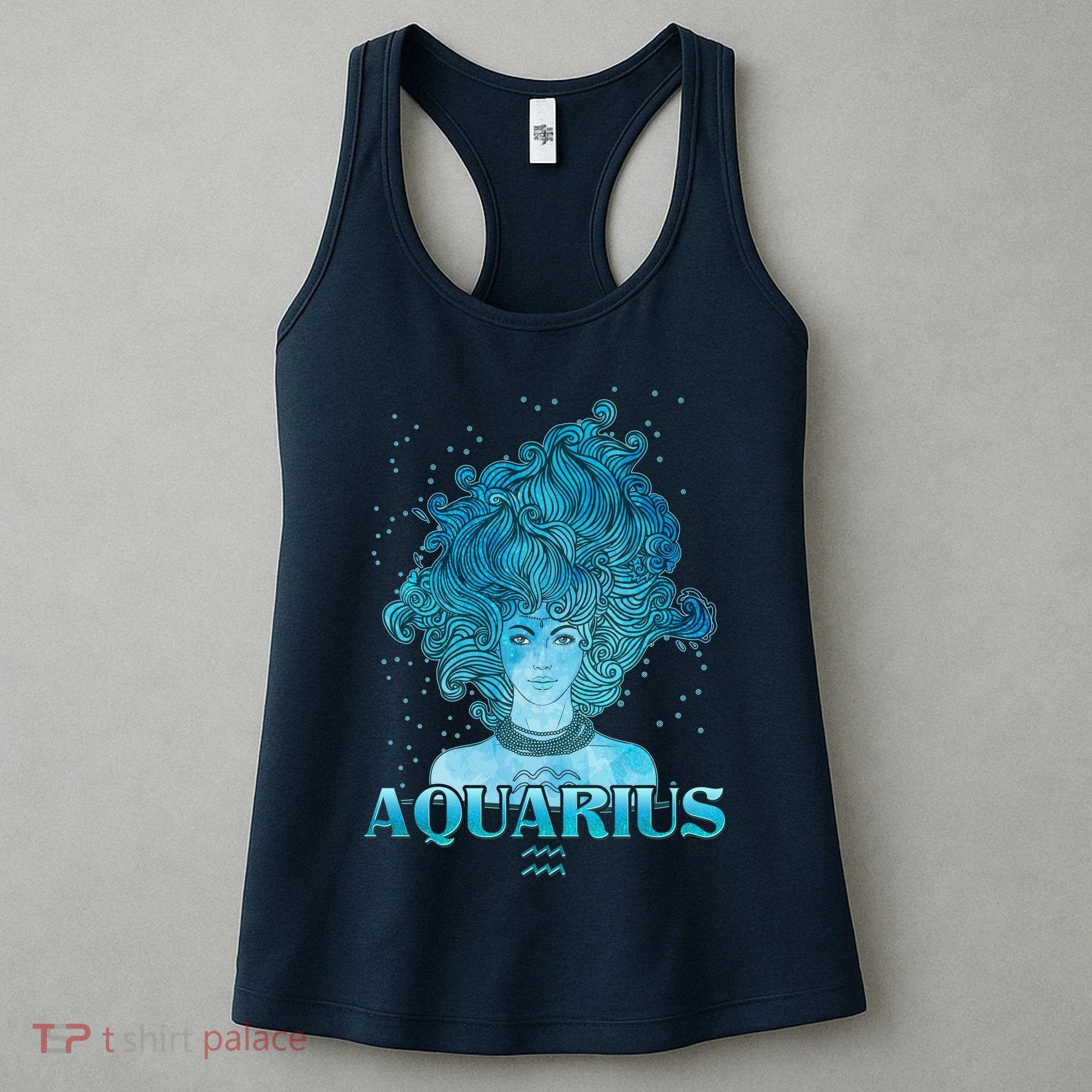 Aquarius Zodiac Woman Women's Tank Top