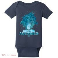 Aquarius Zodiac Woman Baby Bodysuit thumb 0