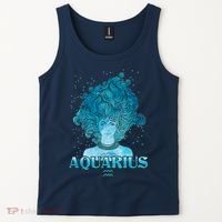 Aquarius Zodiac Woman Tank Top thumb 2